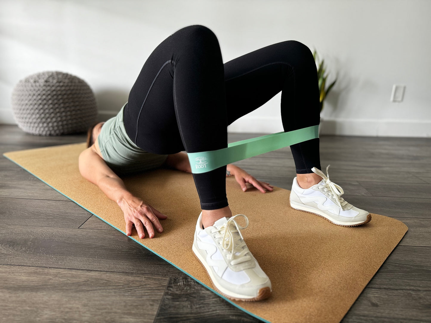 Premium Portuguese Cork Yoga Blocks with Resilience Bands (Set of 4)